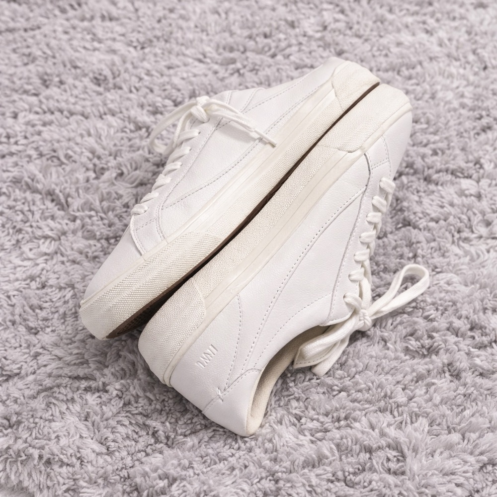 🤍 Madewell MWL White Leather Sneakers | Women’s 8.5 Casual Chic - Picture 7 of 8